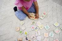 Montessori Puzzle ovoce a zelenina